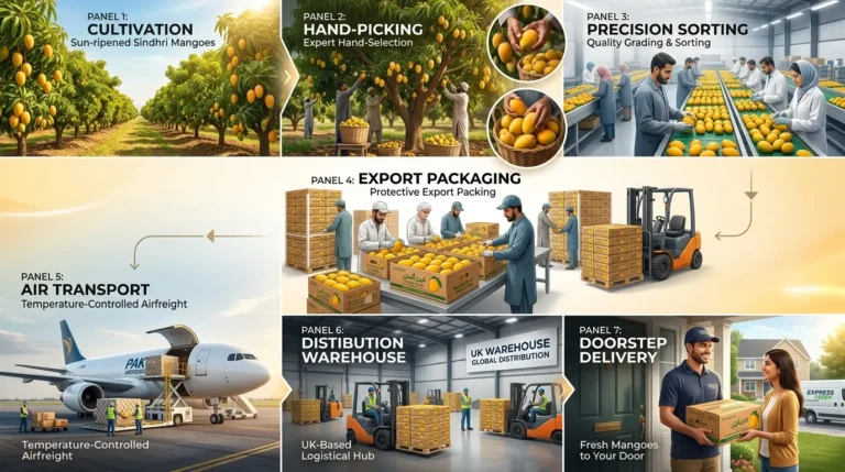 The Journey of Pakistani Mangoes from Farm to UK Doorstep
